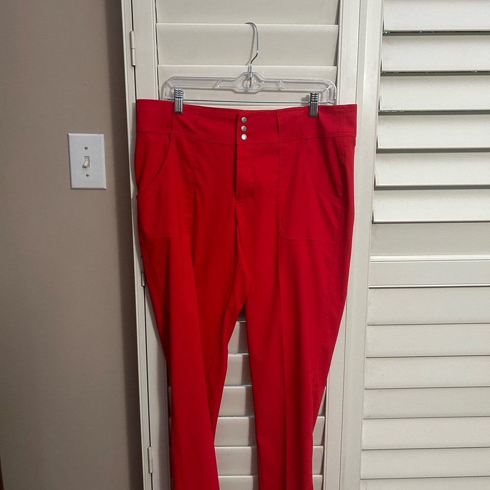 Jofit Red Belted Golf Pants